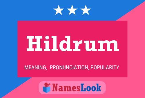 Hildrum Name Poster