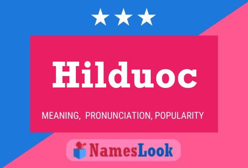 Hilduoc Name Poster