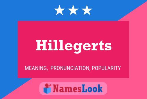 Hillegerts Name Poster