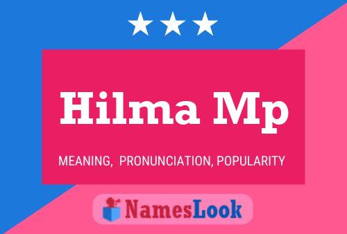 Hilma Mp Name Poster