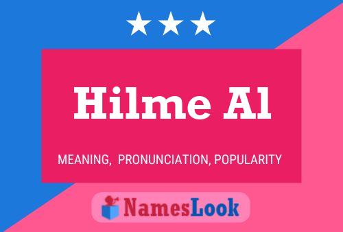 Hilme Al Name Poster