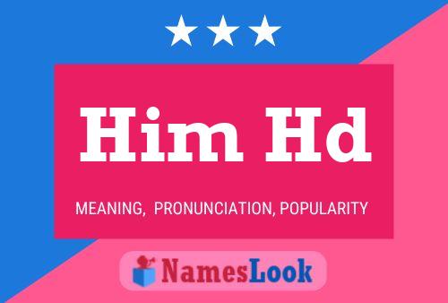 Him Hd Name Poster