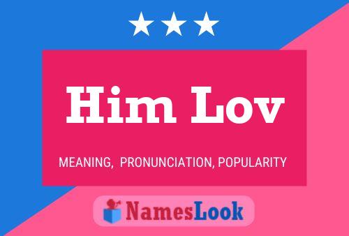 Him Lov Name Poster