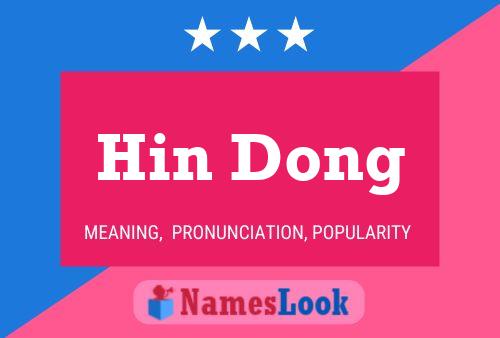 Hin Dong Name Poster