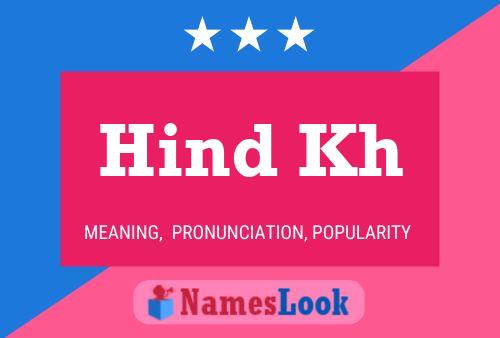 Hind Kh Name Poster