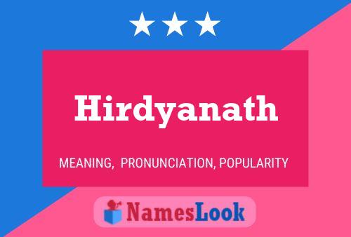 Hirdyanath Name Poster