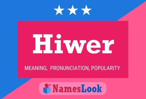 Hiwer Name Poster