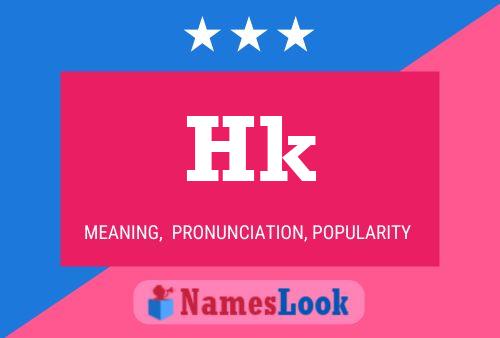 Hk Name Poster