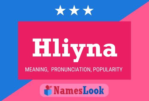 Hliyna Name Poster