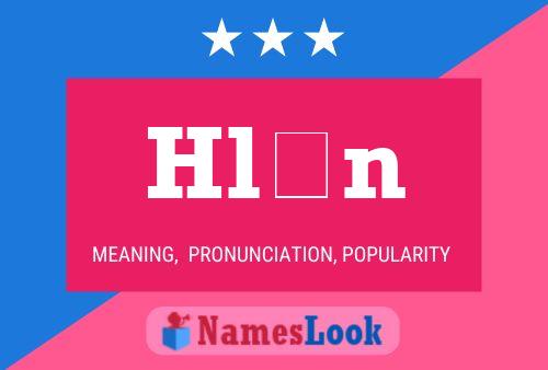 Hlín Name Poster