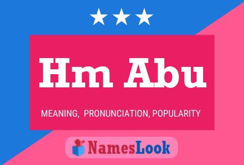 Hm Abu Name Poster