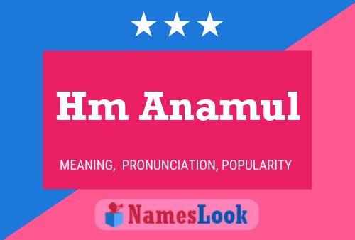 Hm Anamul Name Poster