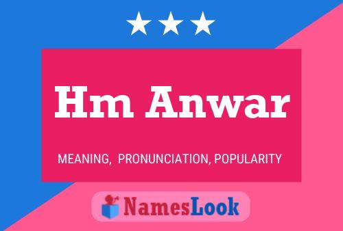 Hm Anwar Name Poster