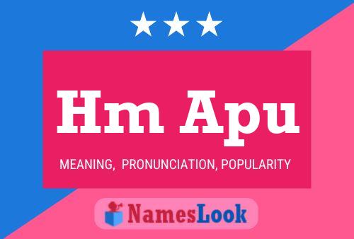 Hm Apu Name Poster