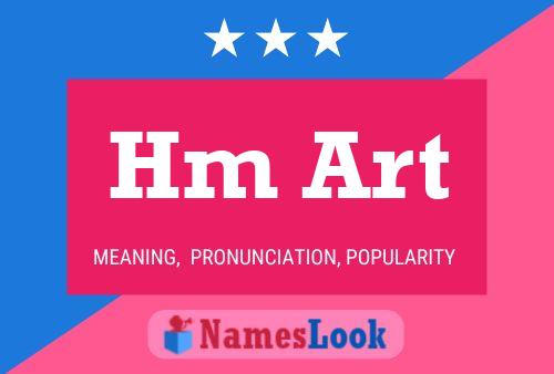 Hm Art Name Poster