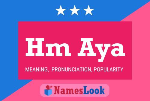 Hm Aya Name Poster