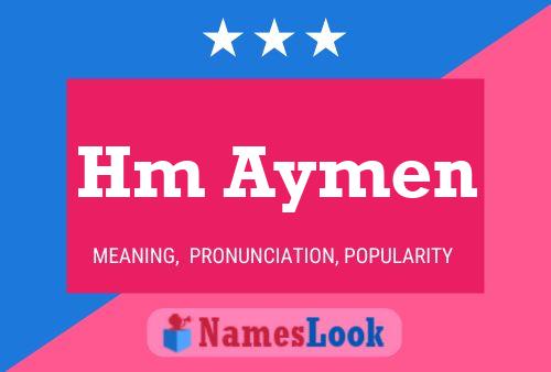 Hm Aymen Name Poster