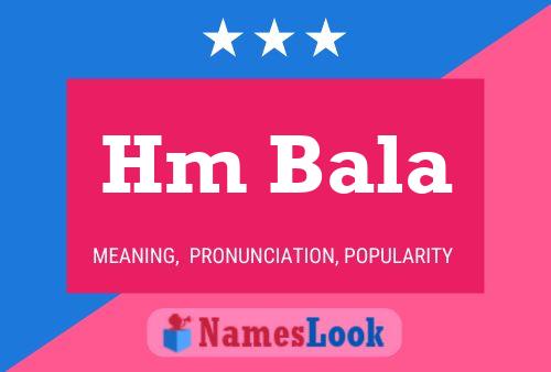 Hm Bala Name Poster