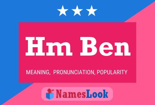 Hm Ben Name Poster