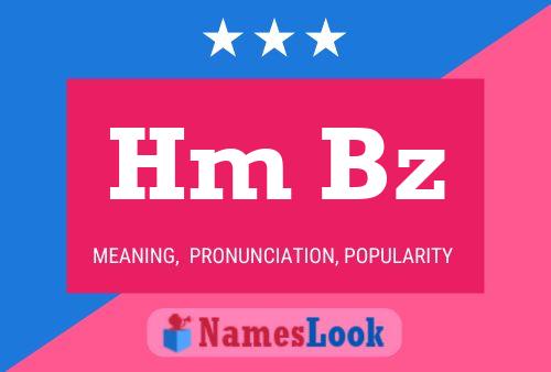 Hm Bz Name Poster