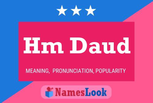 Hm Daud Name Poster