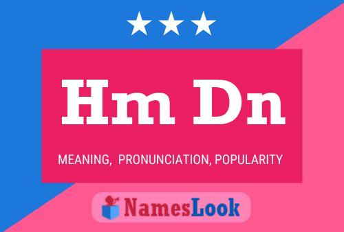 Hm Dn Name Poster