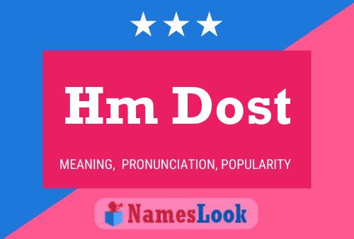 Hm Dost Name Poster