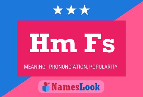 Hm Fs Name Poster