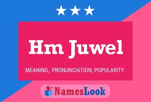 Hm Juwel Name Poster