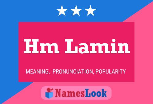 Hm Lamin Name Poster