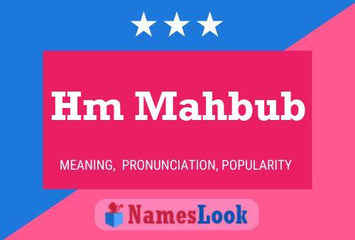 Hm Mahbub Name Poster