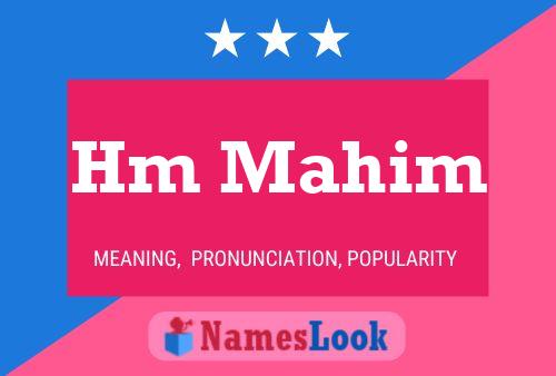 Hm Mahim Name Poster