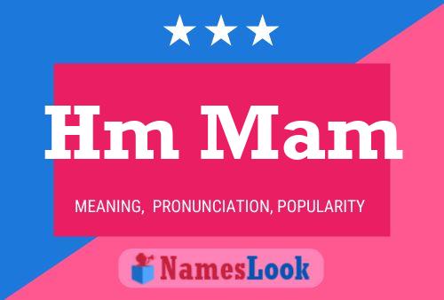 Hm Mam Name Poster