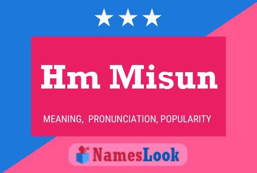 Hm Misun Name Poster