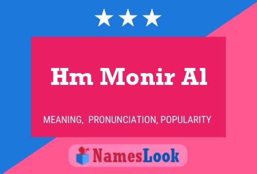 Hm Monir Al Name Poster