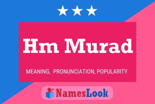 Hm Murad Name Poster