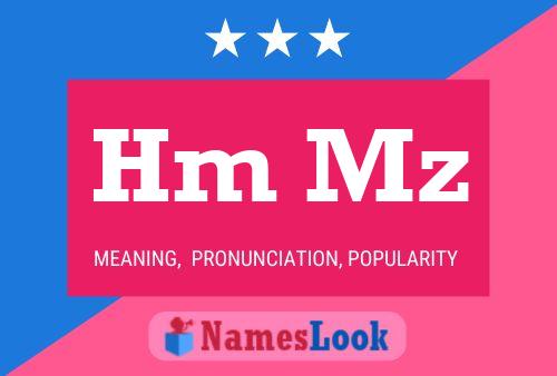 Hm Mz Name Poster