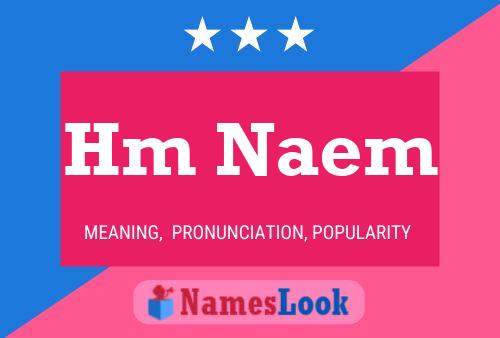 Hm Naem Name Poster