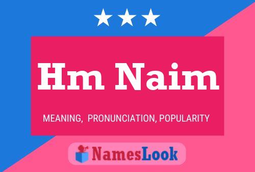 Hm Naim Name Poster