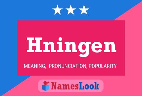 Hningen Name Poster