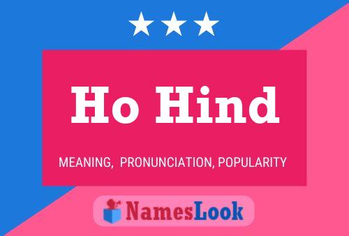 Ho Hind Name Poster