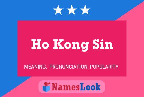 Ho Kong Sin Name Poster