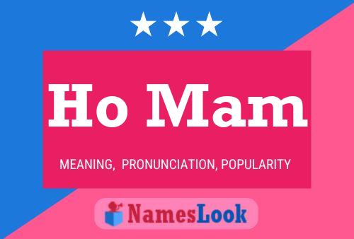 Ho Mam Name Poster