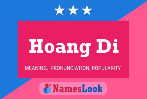 Hoang Di Name Poster