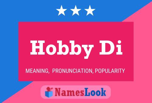 Hobby Di Name Poster