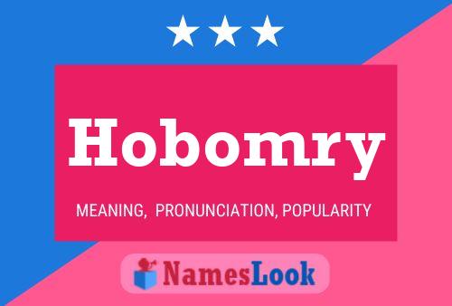 Hobomry Name Poster