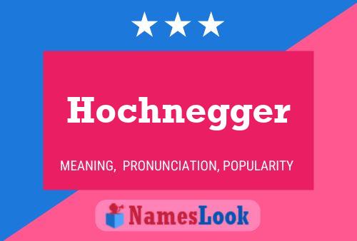 Hochnegger Name Poster