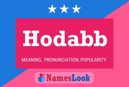 Hodabb Name Poster