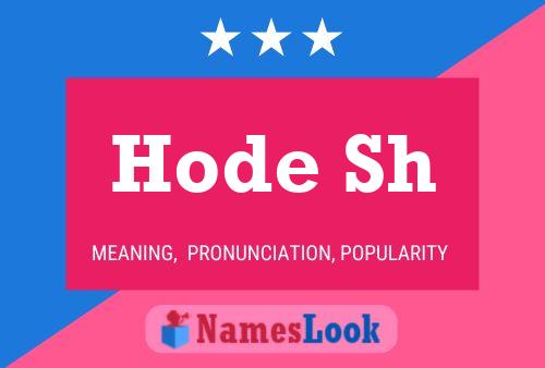 Hode Sh Name Poster