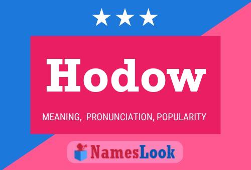 Hodow Name Poster